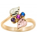 Mother's Ring with 1 to 6 Genuine Birthstones - by Landstrom's